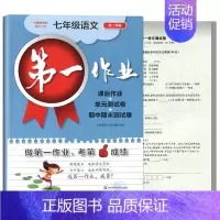 7下 语文 初中通用 [正版]第一作业 六七八九年级上下册第一二学期 语文数学英语物理化学 上海版初中同步课后练习 华东