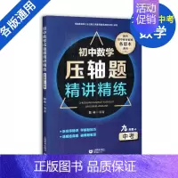 九年级-初中数学压轴题精讲精练 初中通用 [正版]18招破解初中数学代数几何综合题中考数学压轴题突破综合大题七八九年级数