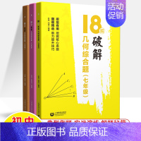 [3本]18招破解几何综合题-7-9年级 初中通用 [正版]18招破解初中数学代数几何综合题中考数学压轴题突破综合大题七