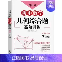 7年级 几何综合题 初中通用 [正版]周计划初中数学计算题代数综合几何综合高效训练 初中课外文言文阅读120篇 现代文阅
