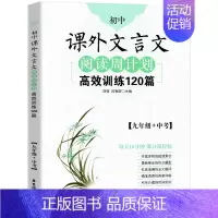 9年级 课外文言文 初中通用 [正版]周计划初中数学计算题代数综合几何综合高效训练 初中课外文言文阅读120篇 现代文阅