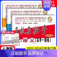 上海高考一模卷 语数英 上海 [正版]2022-2024高考一模卷语文数学英语 名校在招手高考一模卷二模卷 三年合订本答