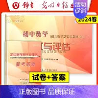 初中数学测试与评估+答案(2册) 九年级/初中三年级 [正版]2023-2024年 初中数学测试与评估试卷子+答案 全新