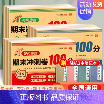 [单本]数学期末卷 四年级上 [正版]2024秋期末冲刺100分一二年级三四五六年级试卷测试卷全套上下册人教版小学语文数