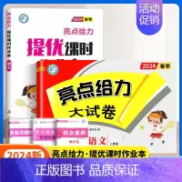 语文作业本+语文试卷[人教版2本] 四年级下 [正版]2024秋亮点给力提优课时作业本一年级二年级三四五六年级上册语文人