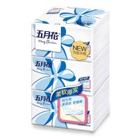 五月花 抽纸 2层面巾纸200抽*3包(小规格)