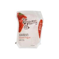 一鸣纤粒草莓酸奶180g