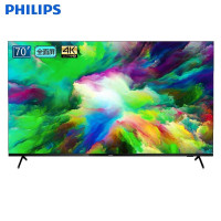 飞利浦(PHILIPS) 70PUF7565 70英寸 4K 全面屏 金属边框HDR 防蓝光护眼 智能电视