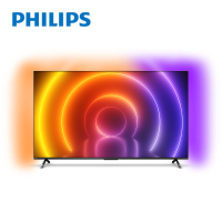 飞利浦(PHILIPS) 65PUF8566 65英寸 4K 全面屏 金属边框HDR 防蓝光护眼 智能电视 远场语音