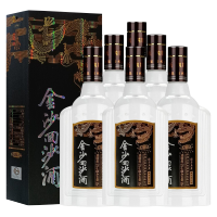 贵州金沙回沙 53度 酱香型白酒 金沙钻石五星500ml*4瓶