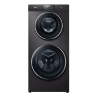 (日日顺入户)海尔 XQGF130-B1258U1双子分区洗护 全自动双筒双层子母双滚筒洗衣机一级变频蒸汽除螨手机控制