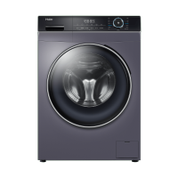 海尔 XQG100-B12206 10公斤大容量 变频滚筒洗衣机 星蕴银