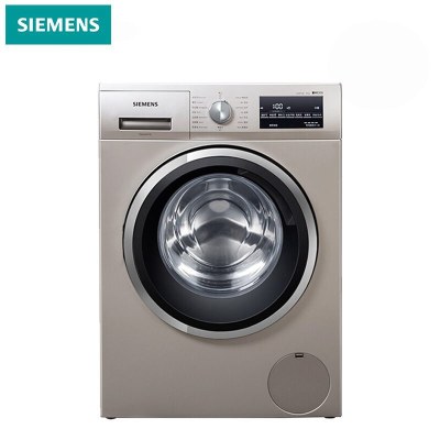 西门子(SIEMENS) WM12P2692W家用10kg全自动滚筒洗衣机 流沙金