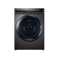 (当天发货)海尔(Haier)滚筒洗衣机10公斤直驱变频全自动晶彩触控屏玉墨银 智能投放EG100MATE8SU1