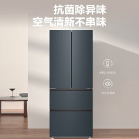(包入户)海尔 411升多门冰箱 母婴三档变温 黑金净化 一级双变频 超薄嵌入 BCD-411WLHFD7DC9U1