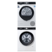 (当日发)西门子(SIEMENS)10公斤洗烘套装 全自动变频滚筒热泵烘干机 WB45UM000W+WT45UMD00W