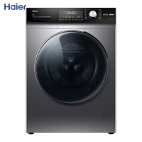 海尔EG100HPRO7S 10公斤大容量全自动直驱变频滚筒家用洗衣机锶泉亲肤洗微蒸空气洗洗烘一体