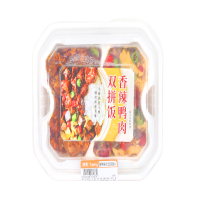 香辣鸭肉双拼饭542g