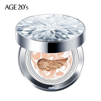 爱敬气垫bb霜 钻石白气垫 隔离防晒粉底液SPF50+ 提亮持久定妆控油 21#象牙白