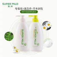 惠润(SUPER MiLD)洗发水绿野香氛洗发露无硅油去油洗头膏蓬松洗发乳柔顺护发素600ml
