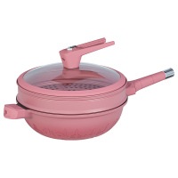 [HLJ]帝伯朗 TIBORANG 城际系列八合一浮雕多用锅 杏仁粉