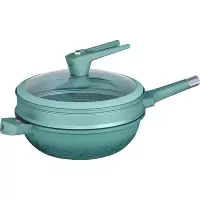 [GY]帝伯朗 TIBORANG 明星同款 第四代城际系列八合一浮雕多用锅 维罗纳绿