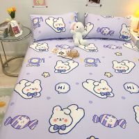ins北欧少女棉床单单件棉学生宿舍儿童双人榻榻米被单三件套