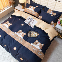 佳梦家纺水洗棉四件套宿舍夏季床上用品学生被单人被套床单四季款