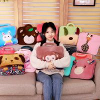 多功能折叠毯抱枕被子两用办公室卡通空调被午睡枕汽车靠垫靠枕