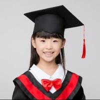 特价幼儿园博士服毕业服装男女儿童博士服中小学生学士服毕业礼服 单独纸板帽子 110码身高105-115cm