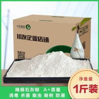 川灰生石灰块家用室内房间衣柜吸湿盒除湿袋防霉除霉防潮粉干燥剂 生石灰粉【杀菌驱虫刷树】 1斤