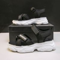 【高品质】马丁靴夏季女2021夏季新款英伦风透气网靴镂空厚底短靴 特价凉鞋-卖完即止 35