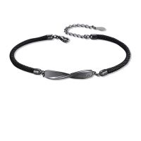 莫比乌斯气质情侣手链一对ins小众设计感编织手绳送闺蜜女友刻字 莫比乌斯[手绳男款]