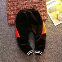 宝宝棉服套装男童小薄袄秋冬薄款婴儿棉袄洋气女童棉衣外套1-3岁2 黑色 闪电加绒裤 80