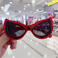 儿童蜘蛛侠个性时尚男童小孩卡通眼镜防紫外线遮阳蜘蛛侠太阳镜墨 蜘蛛侠眼镜大红 单独眼镜