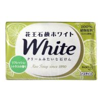 【日本原装】KAO/花王香皂日本本土版家用脸洗澡沐浴植物皂130g 柠檬味130g