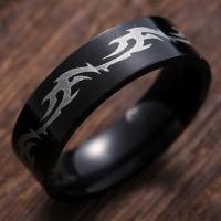 戒指男韩版学生简约钛钢霸气个性指环十字架戒指女ins情侣戒指潮 赤焰之魂 7号 90斤选 仅供参考