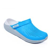 新款夏季男鞋女鞋新款LiteRide克骆格洞洞鞋户外沙滩凉鞋204592 克洛格-海兰灰 M4(适合35-36)