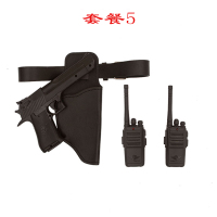 儿童玩具无线对讲机一对通话器亲子户外游戏宝宝迷你男孩生日礼物 对讲机+沙漠之鹰+皮套