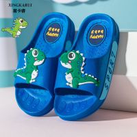 恐龙儿童拖鞋夏男童幼儿亲子男室内家用女童防滑凉拖鞋小孩女宝宝 [一期升级宝蓝] 小恐龍 24/25码170-适合脚长15