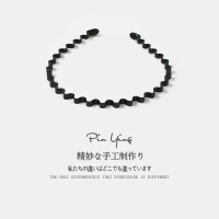 隐形发窟男士头箍发捆潮男洗脸压发波浪背头发箍头饰夹发卡发带女 普质波浪发箍【性价王】