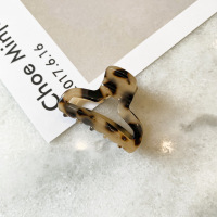 发夹女夏刘海夹抓夹发抓女头发小号鲨鱼夹子头饰气质发卡夏季侧边 豹纹色