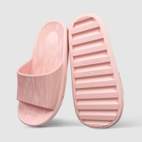 朴西厚底浴室拖鞋女夏季防滑洗澡防臭室内轻便女家用情侣凉拖鞋A 气球粉 35-36