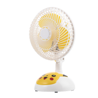 卡通电风扇迷你学生宿舍小风扇床上办公室台式静音家用床头寝室萌 摇头皮卡丘