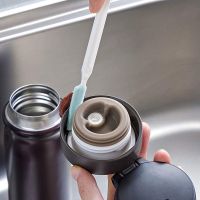 刷保温杯杯盖缝隙清洗刷清洁套装洗吸管杯的小刷子洗杯子神器杯刷 S+纤维刷(1个)+17.3*1cm