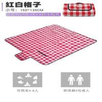 户外垫子加厚防潮垫野餐垫野餐布便携草坪垫地垫郊游野炊防水春游 [特价款]红白格子[小号