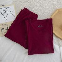 冬季德绒无痕秋衣裤保暖内衣男棉毛衫加绒自发热打底秋裤套装 酒红色保暖套装 4XL[建议165-180斤]