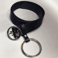 高腰韩版松紧腰大码女装牛仔裤女2021夏款宽松显瘦百搭阔腿拖地裤 单腰带 S