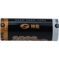 原厂神鱼 3.7V 2500mAh 充电锂电池 26650家用户外大容量 2500毫安神鱼电池