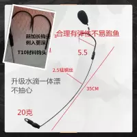 可视锚鱼钩鸡爪钩无腿单钩无腿双沟新品上架特价促销 5.5弹簧钢无腿钩304不锈钢